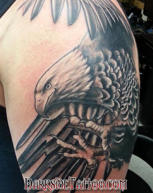 Eagle Shoulder Tattoos