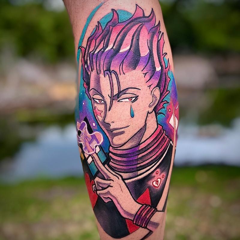 Hisoka from Hunter x Hunter (Anime) by Marcus Spatuzzi: TattooNOW
