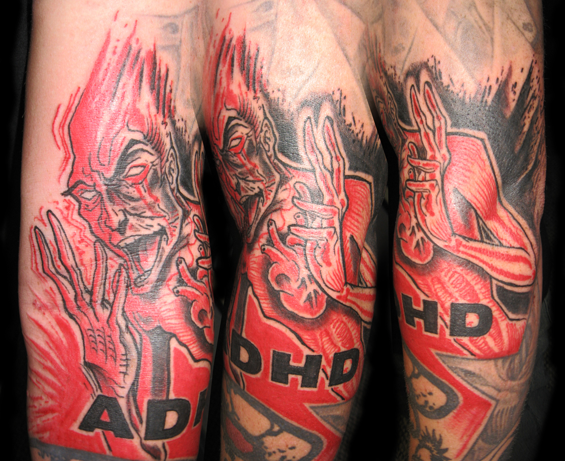 ADHD by J Michael Taylor: TattooNOW
