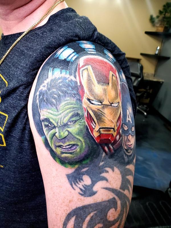 Avengers Assemble By Steve Cornicelli TattooNOW