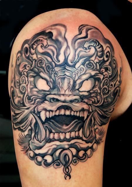 Asian Demon Tattoo