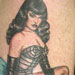 Tattoos - Betty Page on shoe pin up tattoo - 29431
