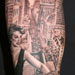 Tattoos - City girl pin up tattoo - 29433