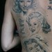 Tattoos - Marilyn Monroe Back Peice - 40626