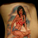 Tattoos - Cowboy pin up girl tattoo - 29435