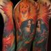 Tattoos - phoenix geisha - 58976