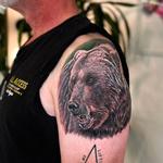 Realistic Grizzly Bear Tattoo  Tattoo Design Thumbnail