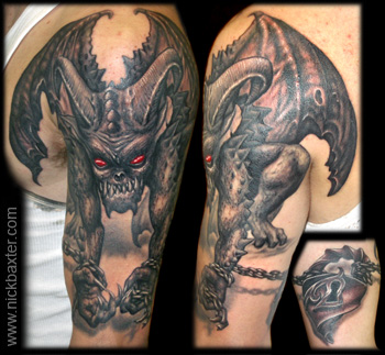 Tattoos - Chained Demon - 7900