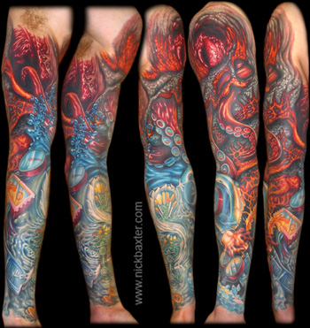 Tattoos - Donnie Danger Sleeve - 8406