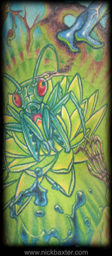 Tattoos - Glowing Mantis (Detail) - 10394