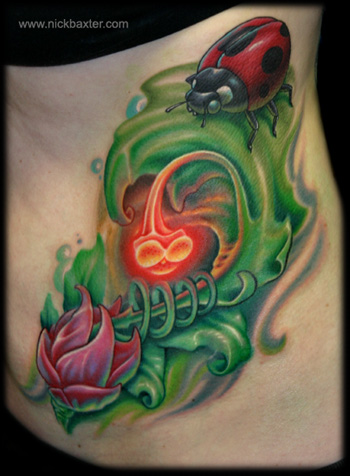 Tattoos - Glowing Flower - 26433