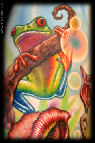 Tattoos - Tree Frog (Detail) - 7664