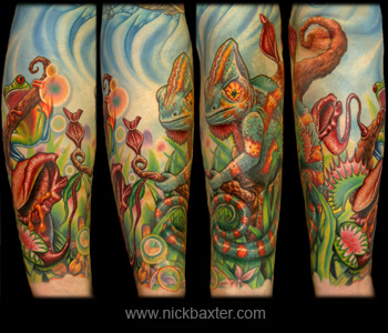 Tattoos - Kevin's Jungle Sleeve - 7667