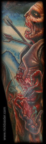 Tattoos - Orc Battle Sleeve (Detail 2) - 10402