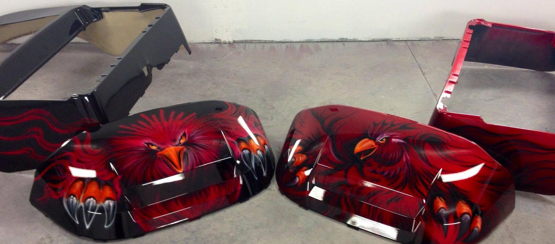 Gamecock golf cart bodies by Steve Phipps TattooNOW