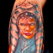 Ashoka Tano Tattoo Design Thumbnail