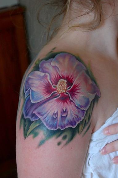 Evan Olin - Rose of Sharon tattoo