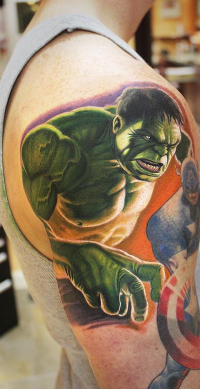 Incredible Hulk by Steve Wimmer: TattooNOW