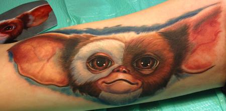 Steve Wimmer - Gizmo From Gremlins Tattoo