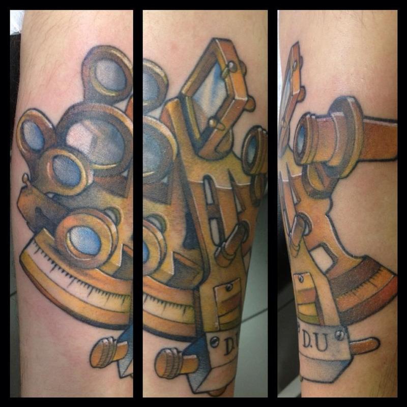 Nautical sextant by Emy Blacksheep: TattooNOW