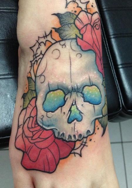 Tattoos - Girly skull - 93362