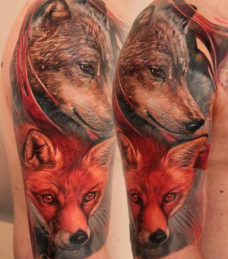 Tattoos - Color Fox Tattoo - 109348