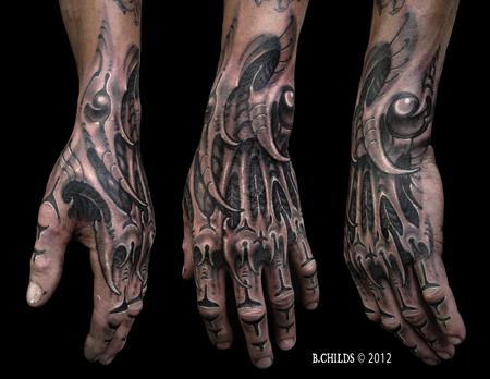 Tattoos - Biomech Hand - 132422