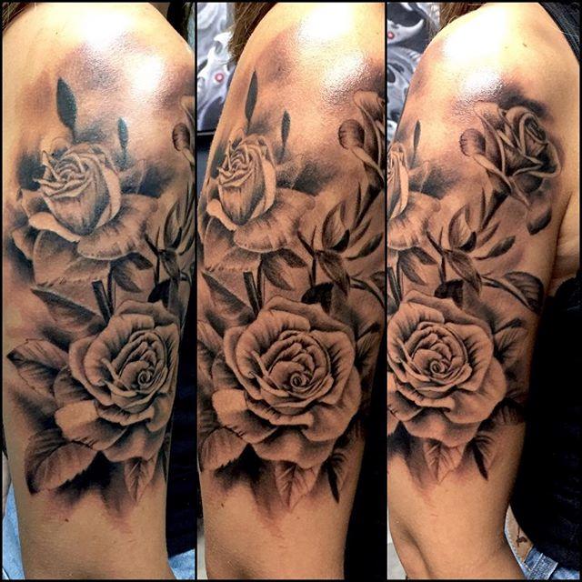 Roses by Chad Miskimon : Tattoos