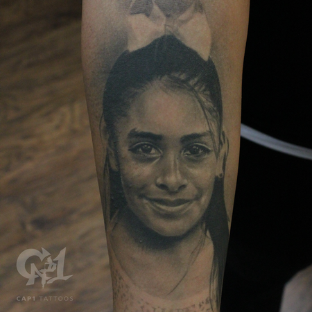 Tattoos - Photorealistic Girl Portrait  - 122902