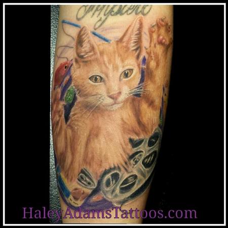 Tattoos - Ziggy the cat tattoo - 97862