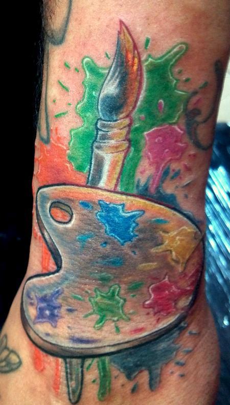 Tattoos - Paint brush tattoo - 97819