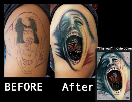 Tattoos - Before and After tattoo - 97840