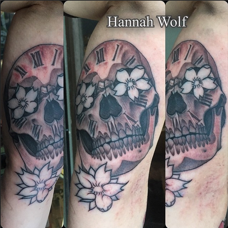 Tattoos - Skull Clock Face - 98776