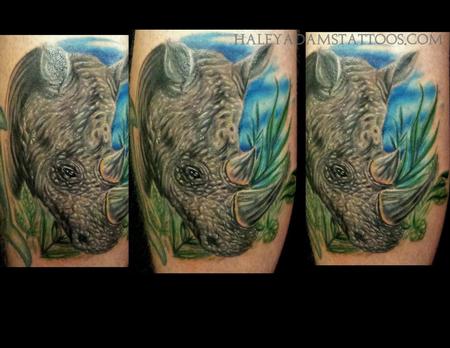 Tattoos - rhino tattoo - 97845