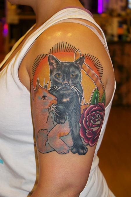 Tattoos - kittens - 78329