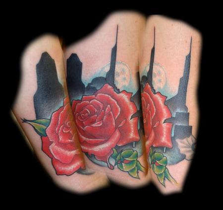 Tattoos - pdx rose - 78297