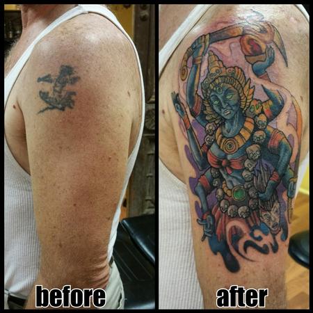 Tattoos - Kali tattoo cover up - 108245