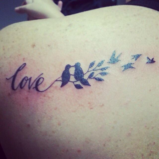 Love Birds by Laura Catalano : Tattoos