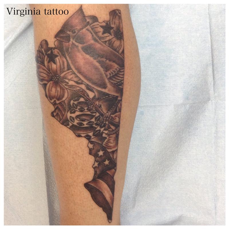 Virginia Tattoo by Cat Johnson: TattooNOW