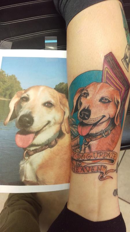 Tattoos - Dog portrait - 123818