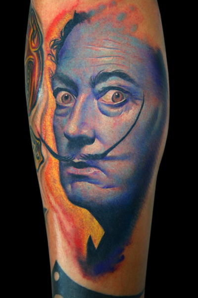 Salvador Dali by Darwin Enriquez: TattooNOW