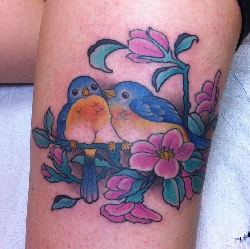 Off the Map Tattoo : Tattoos : Nature Animal : Love Birds
