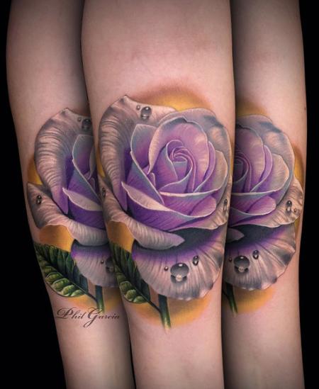 Tattoos - color rose tattoo - 119502