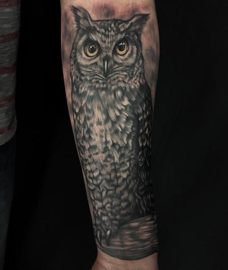 Tattoos - Owl Tattoo - 128929
