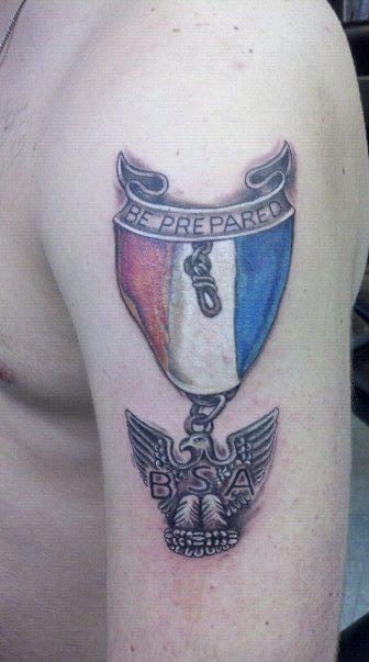 boyscout medal by Brian Christiani: TattooNOW