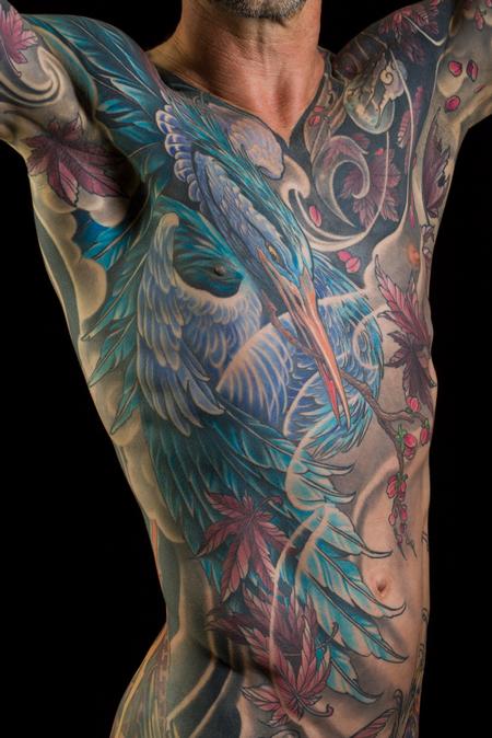 Tattoos - Glenn's Blue Heron - 133372