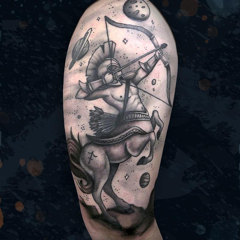 Sagittarius Sleeve by Jen Bean: TattooNOW