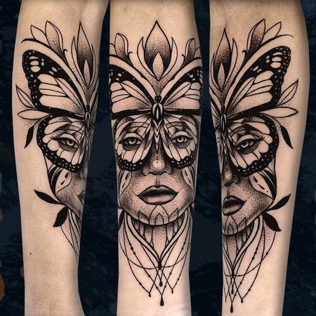 Tattoos - Butterfly Lady - 142698