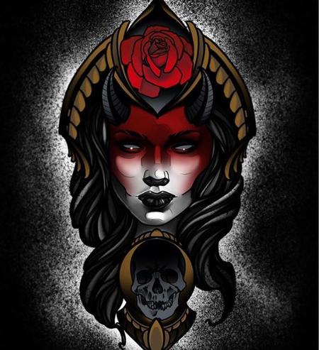Al Perez - Al Perez - Original Art - Demon Lady