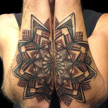 Tattoos - Mandala on Forearms  - 126950